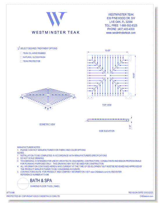 Diamond Floor Tile ( 18408 )