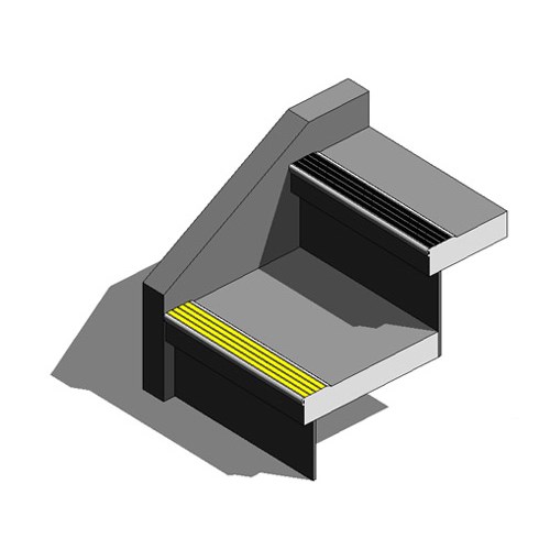 F7-N30 Series Non-Slip Flat Stair Nosings