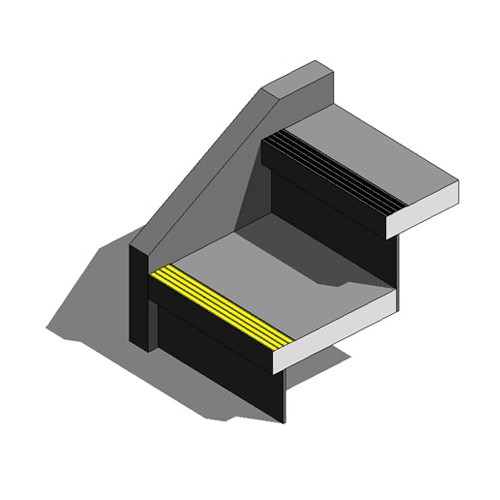 S10-N30 Series Non-Slip Cast in Place Stair Nosings
