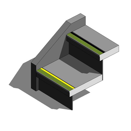 S2-E40 Series Luminous Cast in Place Stair Nosings