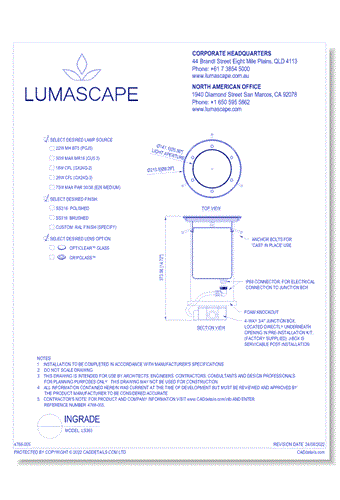 Ingrade Lighting - Model: LS363