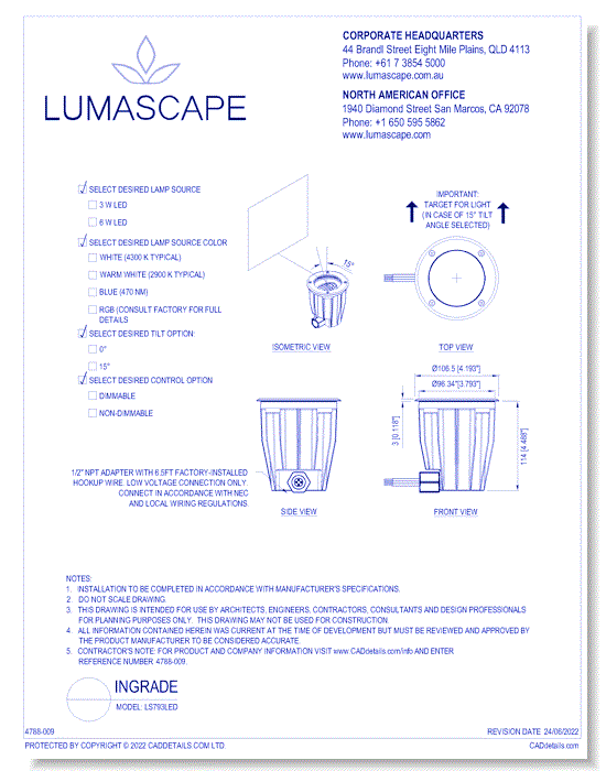 Ingrade Lighting - Model: LS793LED