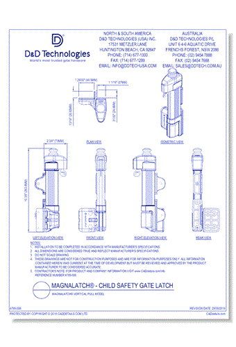 MagnaLatch®: Vertical Pull Model