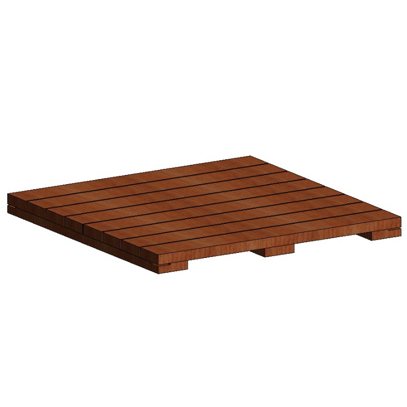 IPE Wood Tiles Details: 24" x 24" x 1-5/8"