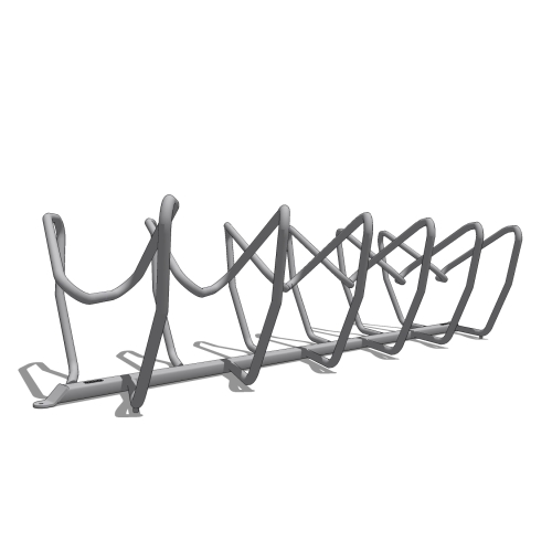 Plaza™ High Density Bike Rack - Double Sided (12 Bike Version)