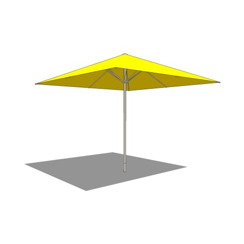 Filius (FS) Rope Pull or (FK) Crank Shaft: Round, Square, and Rectangular Parasols