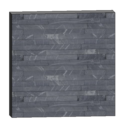 Dimensional Tile: Ocean Pearl Slate Tile 3"