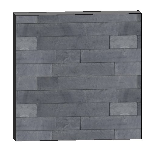 Dimensional Tile: Ocean Pearl Slate Tile 6"