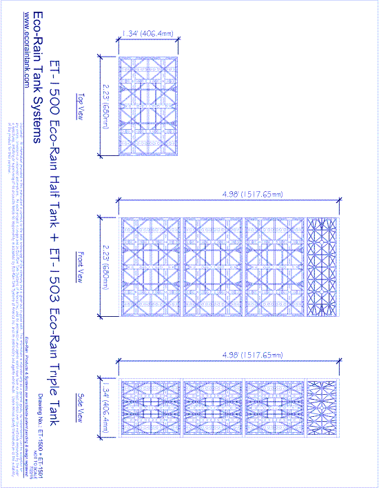 ET-1503.5 EcoRain™ Triple Tank + Half Tank