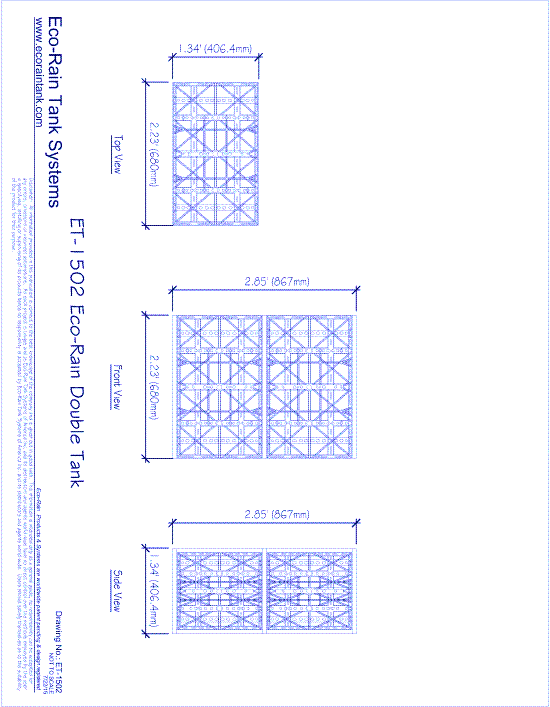 ET-1502 EcoRain™ Double Tank