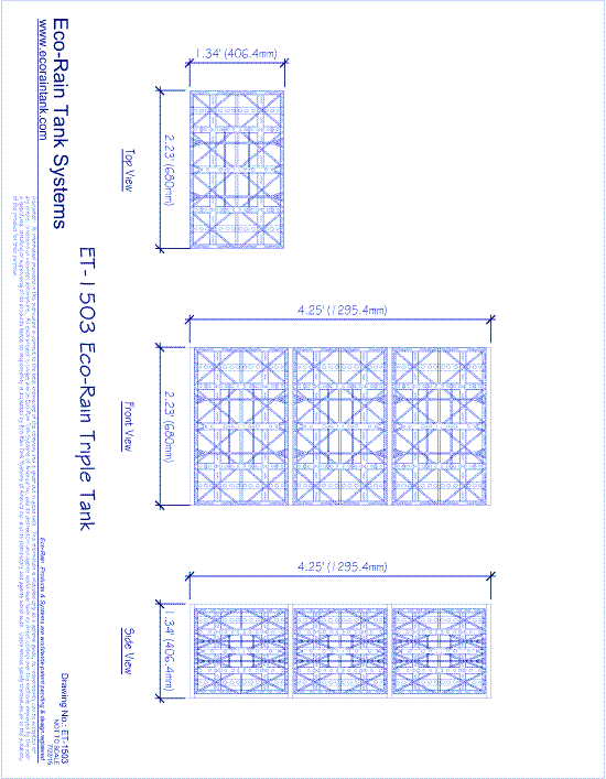 ET-1503 EcoRain™ Triple Tank