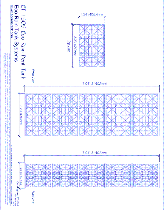 ET-1505 EcoRain™ Pent Tank