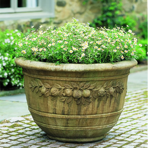 CAD Drawings Campania International Cast Stone Collection: Pomegranate Planter