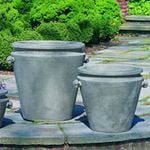 View Cast Stone Collection: Scroll Handle Planter Series