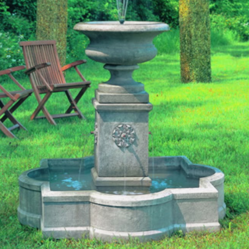 CAD Drawings Campania International Signature Collection: Palazzo Urn Fountain