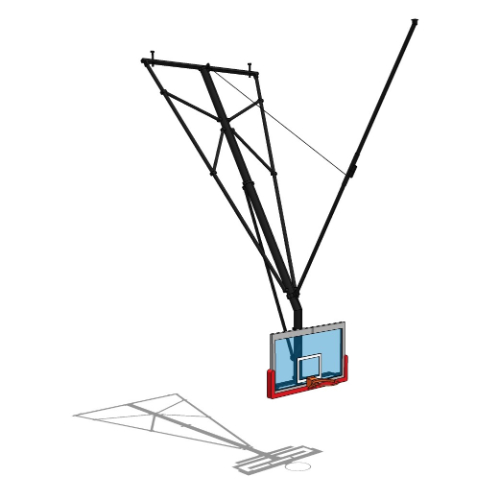 IP1370FF: Forward Fold (Front Braced), Mitered Mast