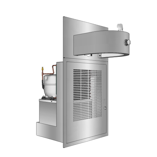 CAD Drawings BIM Models Filtrine Manufacturing Company Electric Water Coolers: FCC-90MOD