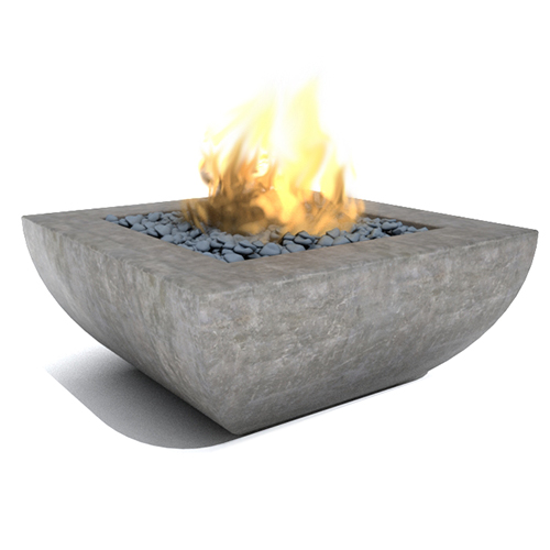 Legacy 42" W Square Fire Table