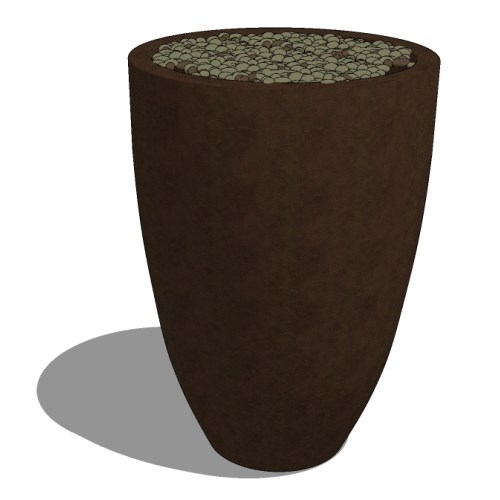Legacy Round Tall Fire Vase