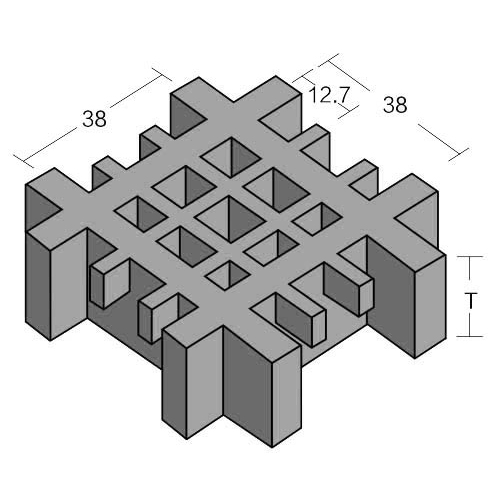 CAD Drawings Archatrak Pedestals And Pavers FRP Grating