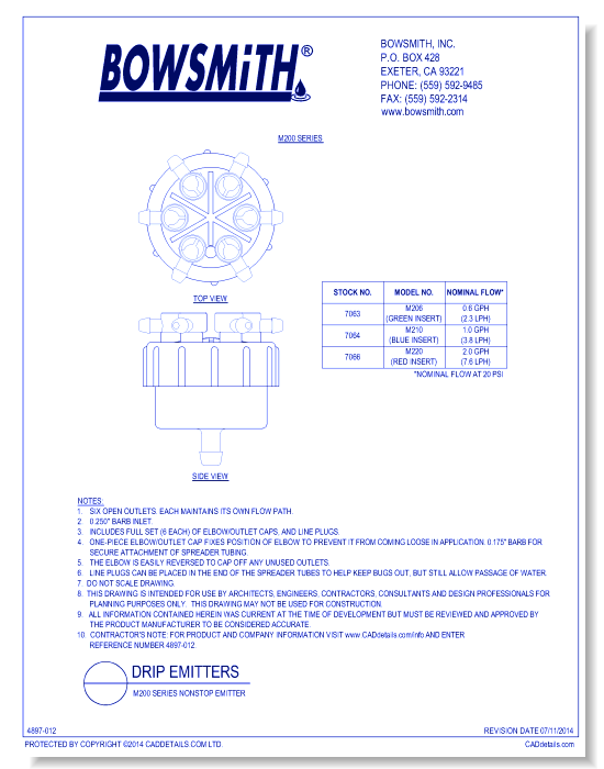 M200 Series Nonstop Emitter