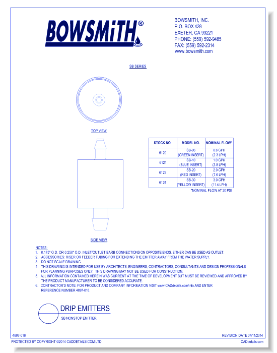 SB Nonstop Emitter