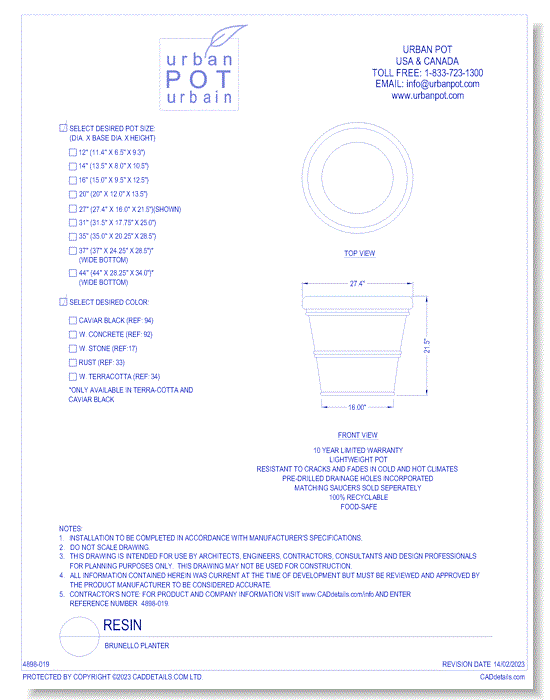 Brunello Planter