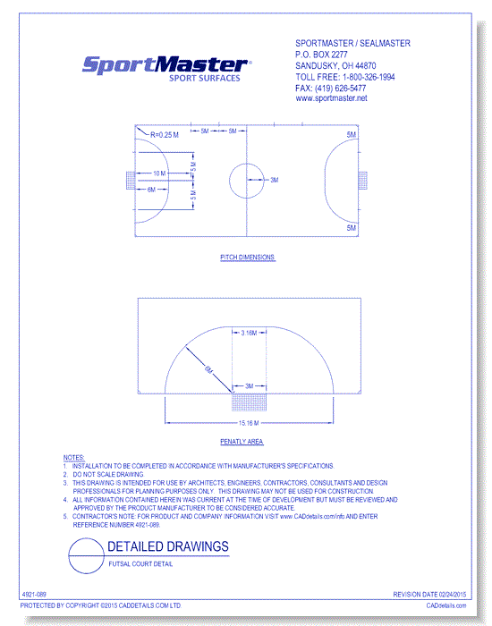 Futsal Court Detail 