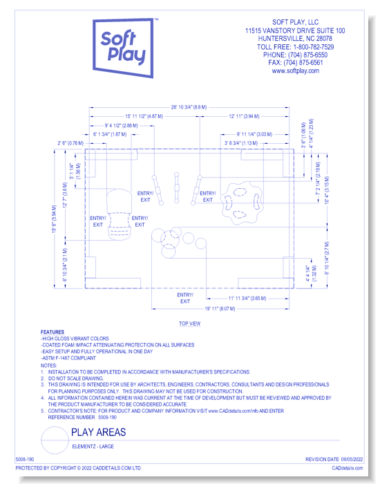 Play Area: Elementz - Large