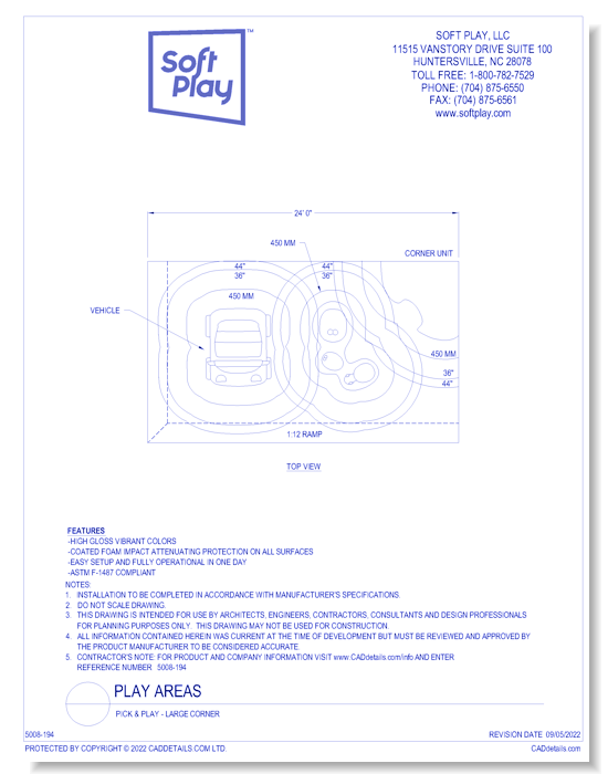 Play Area: Pick & Play - Large Corner