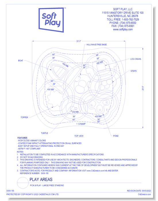 Play Area: Pick & Play - Large Free Standing