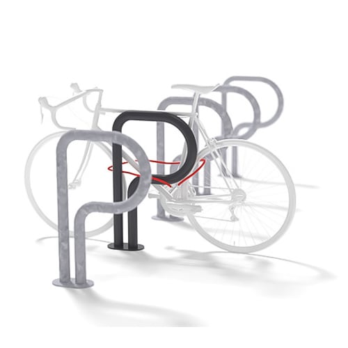 CAD Drawings Modern Design & Site Furnishings (mmcité) Bikepark Series ( Model Shown BPK110 )