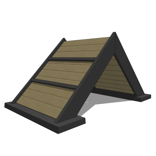 Gyms For Dogs™ - DL-MH2-RPW: Mini Hill Climb 23" H - RPW (LG/XL)