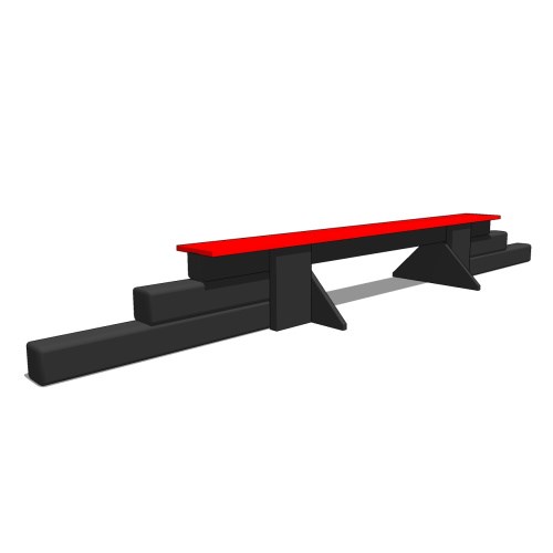 Gyms For Dogs® - DL-JBB-RPW: Balance Beam 14' L- RPW 