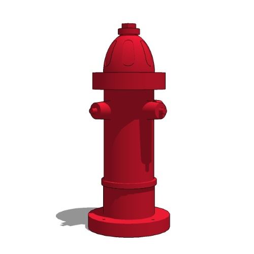Gyms For Dogs™ - DL-FH-AG: Decorative Fire Hydrant, Surface Mount Bolt Down, 30" Tall