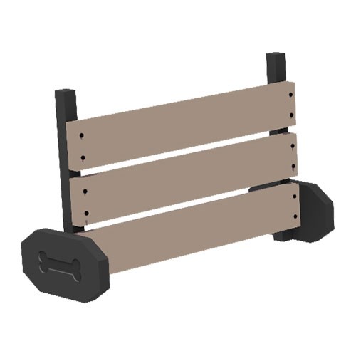Gyms For Dogs® - DL-JL-RPW: Jump Hurdle - Large - RPW