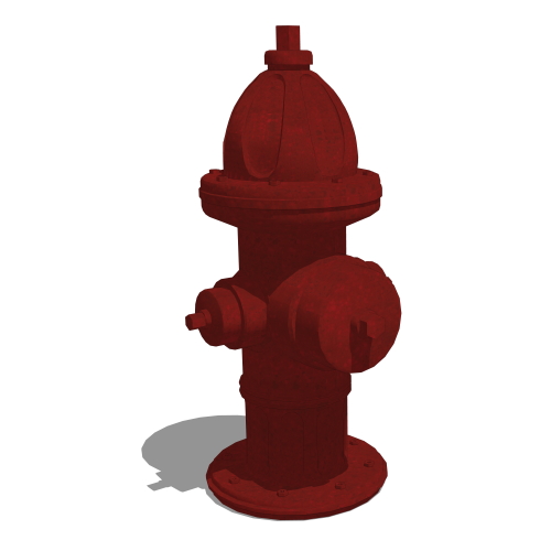 Gyms For Dogs™- DL-FHFS-CRT: Decorative Antique Free Standing or Surface Mount Fire Hydrant, Heavy 80+lbs, Luxury Settings, 33" Tall