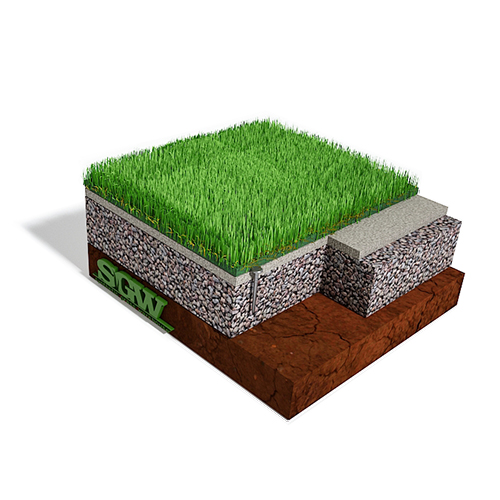 Pet Turf On Compacted Drainage Materials