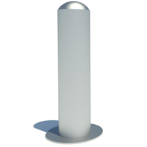 8" Base Plate Bollard Size A -  R0.2