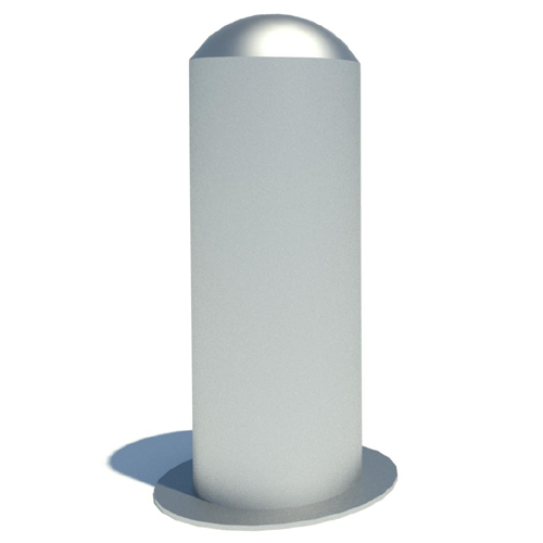 12" Base Plate Bollard Size A -  R0.2