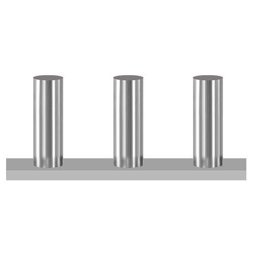 CAD Drawings BIM Models 1-800-Bollards Deep Mount Bollard