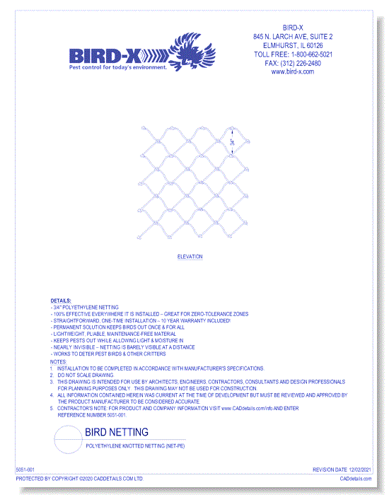 Polyethylene Knotted Netting (NET-PE)