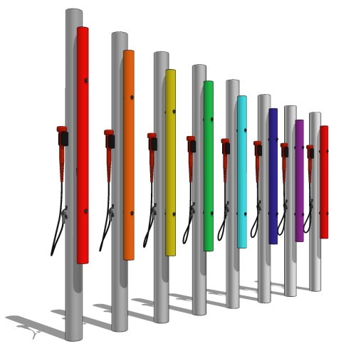 Calypso Chimes (Set Of 8)