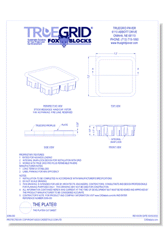 THE PLATE® - Cut Sheet PDF