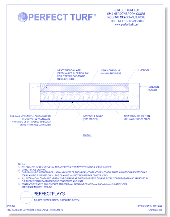 PerfectPlay® Poured Rubber Safety Surfacing System