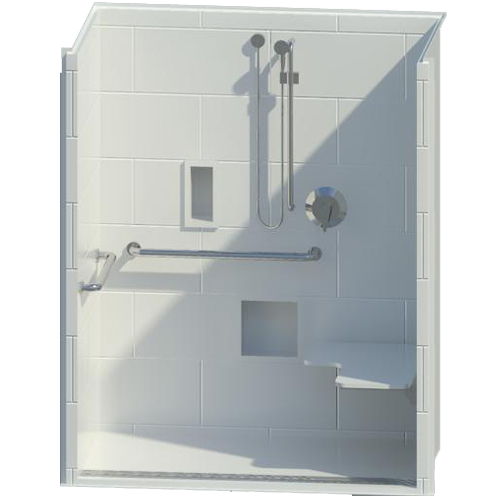 60": Shower - with seat (XST6236TR 1.125)
