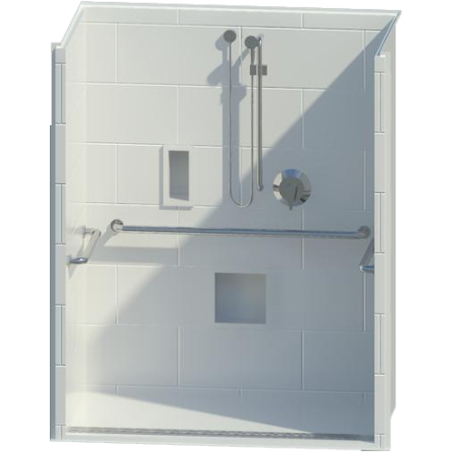 60": Shower - no seat (XST6236TR 1.125)