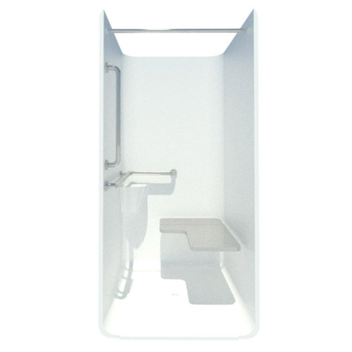 36": Shower - Premium Cast Acrylic Code Compliant Transfer Shower with Dome Top (XSA 4136BF)