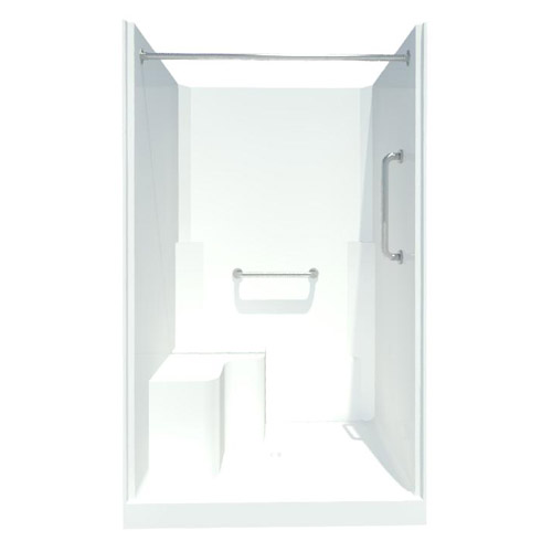 48": Shower - AcrylX™ Applied Acrylic Millennia Tile Pattern Shower (XST3648SH4.0 MS)