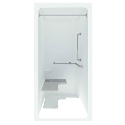 CAD Drawings BIM Models Comfort Designs Bathware Cast Acrylic - Accessible Showers